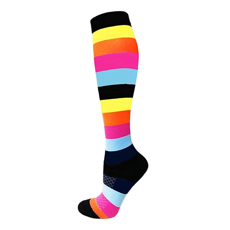 Sports Socks Running Compression Socks for Medical Varicose Veins Edema Diabetes Pregnancy Women Flight Travel Compression Socks