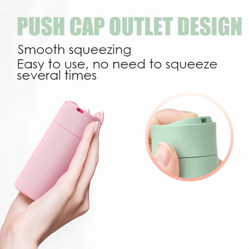 5Pcs/Set PE Cosmetics Bottle Travel Suit Shampoo Bath Gel Empty Bottle Lotion Bottle Face Cream Bottle