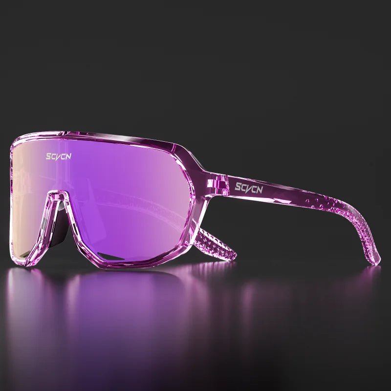 SCVCN UV400 HD Hiking Sports Sunglasses Stylish Outdoor Windproof Glasses Cycling Running and Rock Climbing Driving Sunglasses
