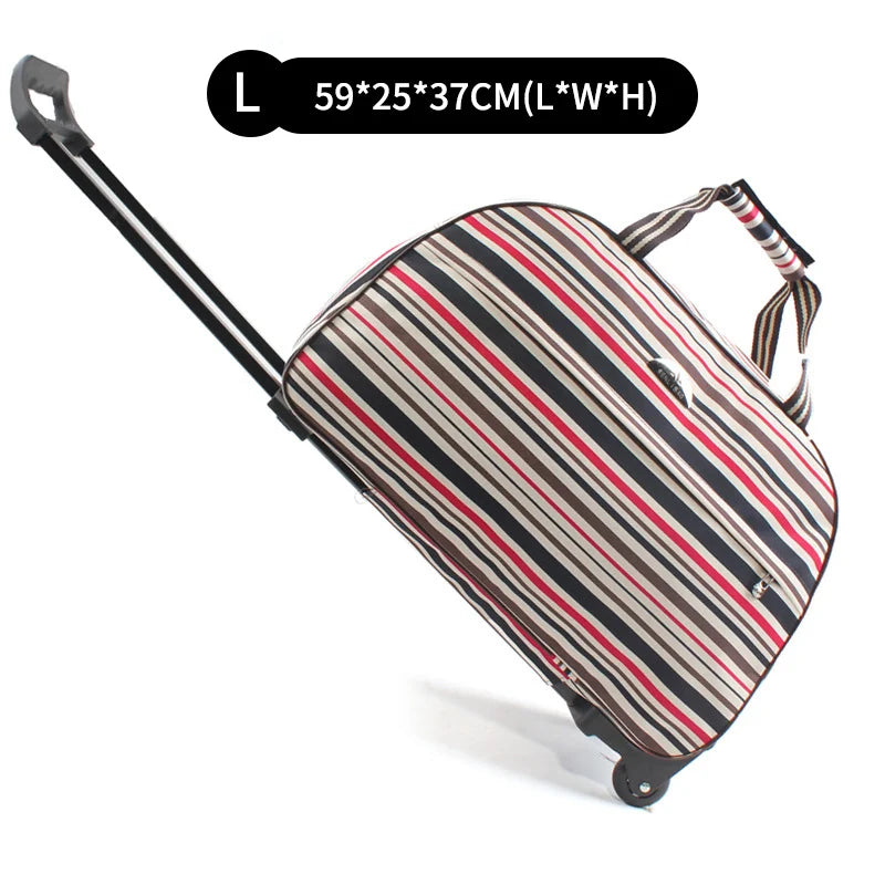 Suitcase And Travel Bags Wheels New Waterproof Large Capacity Carry On Luggage Trolley Handbag Unisex Valises A Roulettes