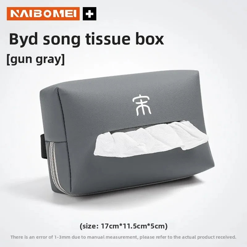 Anti-Scratch Car Armrest Tissue Box for BYD Seal Dolphin Yuan Plus Seal U Frigate 07 Tang EV Han EV Song Pro Auto Accessories