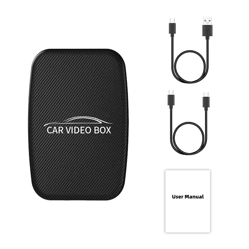 3-in-1 car video box wireless CarPlay Android automatic adapter Android TV box on Youtube Nexflit intelligent car intelligent sy