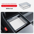 For Tesla Model Y / New Model 3 Highland Center Console Armrest Hidden Storage Box ABS Organizer Tray Accessories