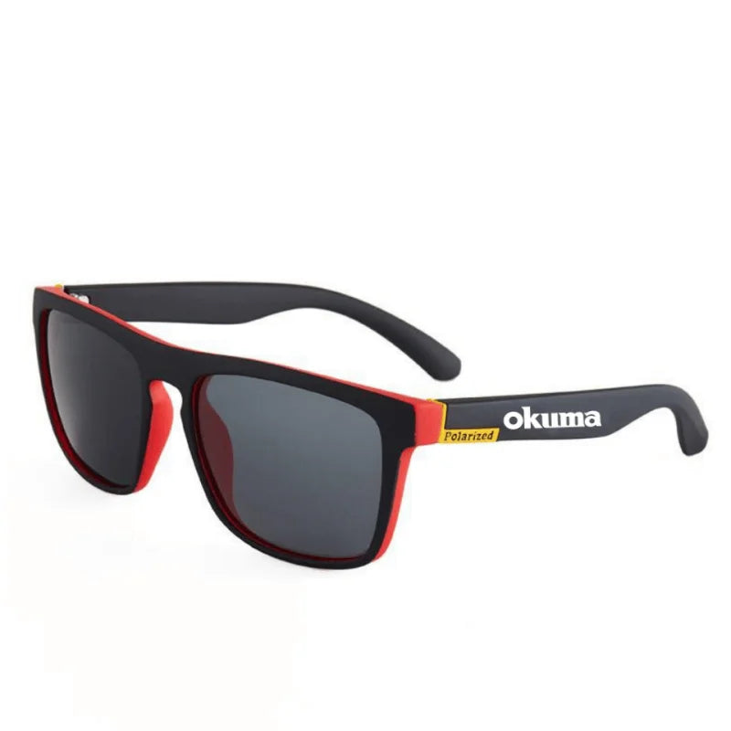 New 6 color okuma fishing glasses men women polarized cycling glasses outdoor driving and hiking anti glare UV400 sunglasses
