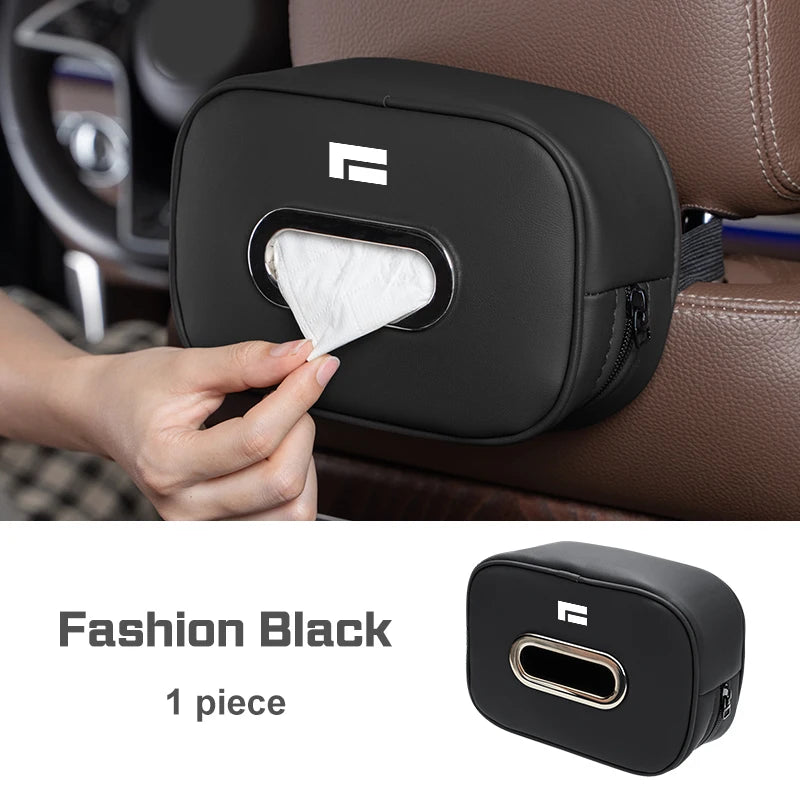 Microfiber Leather Backrest Tissue Bag Armrest Storage Box Car Accessories for BAIC Polestone Rox 01 Jishi 01