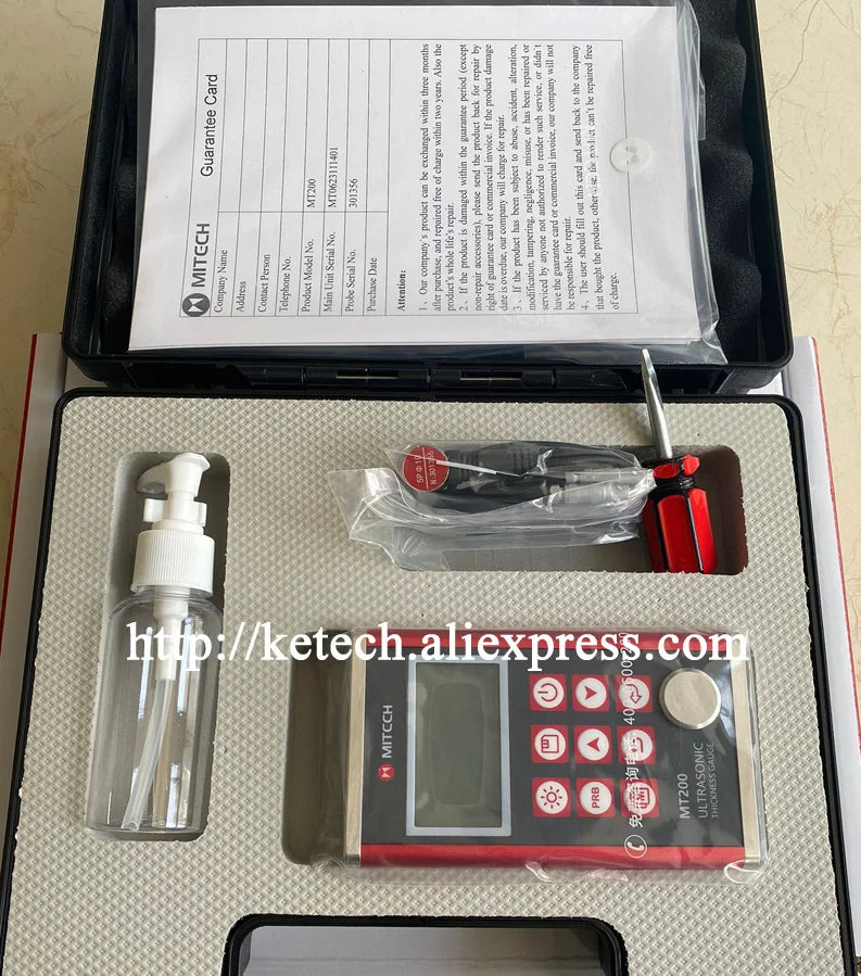 MITECH Ultrasonic Thickness Gauge Meter Test For NDT Non-Destructive Testing MT150 MT160 MT180 MT190 MT200