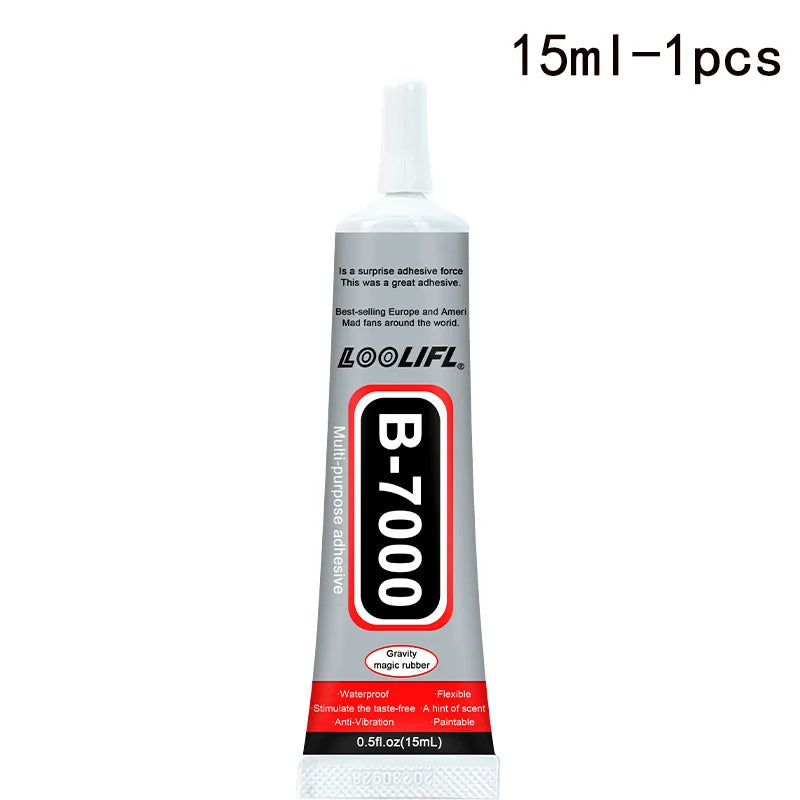 B7000 15,25,50,110ml Rhinestone Glue, Rhinestone Craft Glue, Jewelry Glue, Jewelry Processing Glue, Has Flexibility after Drying