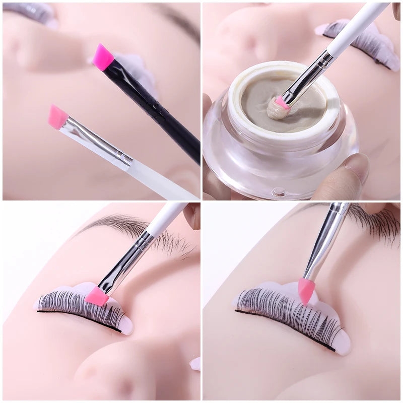 Eyelash Perm Lifting Tools Silicone Clean Up Brush Lamination Eyelashes Separating Tool Lash Lift Eyelashes Extension Supplies