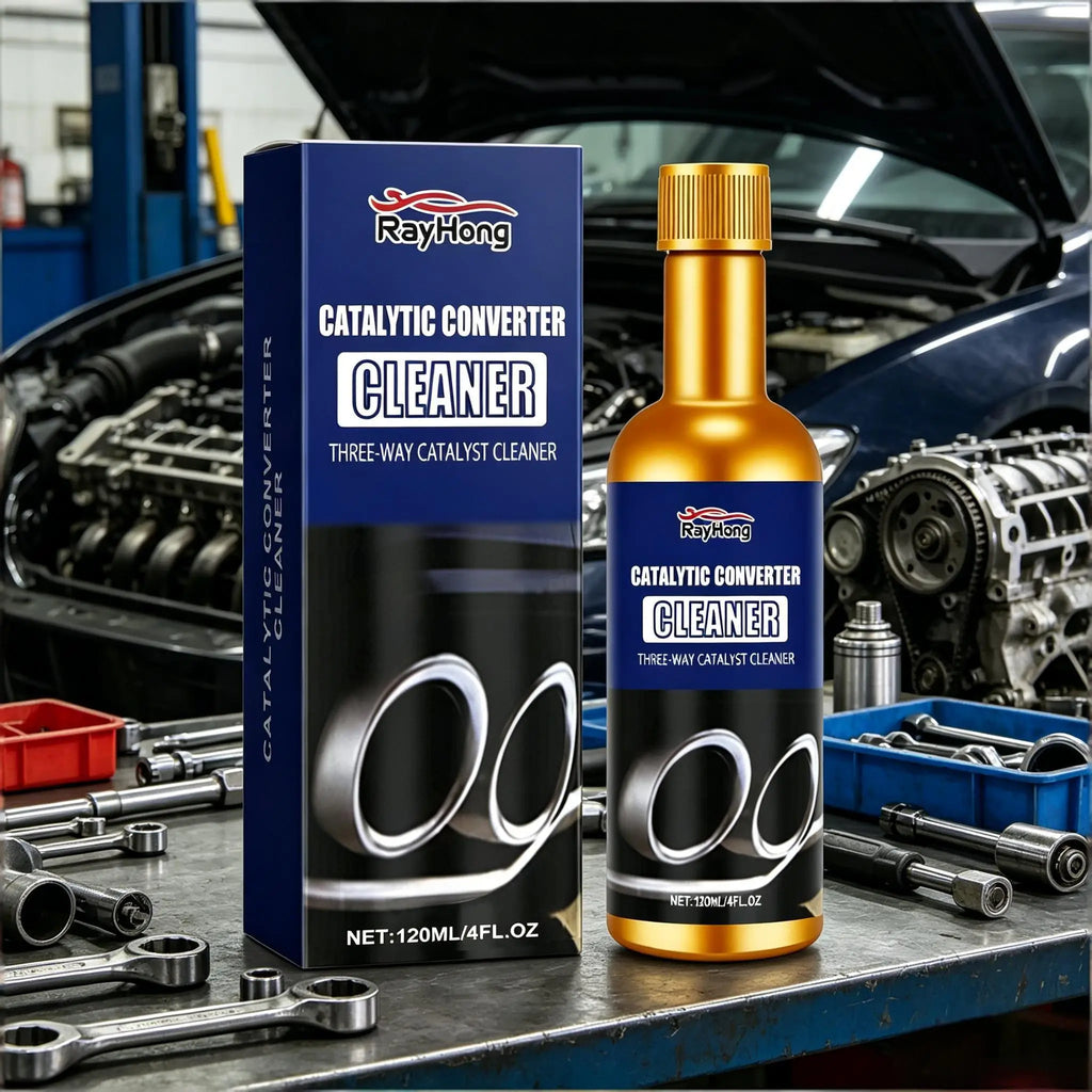 Car Catalytic Converter Cleaner Removes Deposits Improves Engine Performance Reduce Fuel Consumption Duct Carbon Removal Cleaner