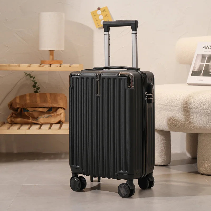 18 inch Student suitcase Travel Bag Women's Bag Back to School Spinner Wheel Suitcase Carry-On Boarding Travel