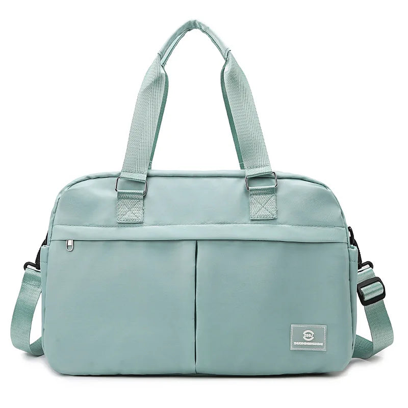 Large Capacity Lightweight Multifunctional Sports Yoga Travel Bag Women's Handheld Fitness Bag Oxford Cloth Breathable Durable