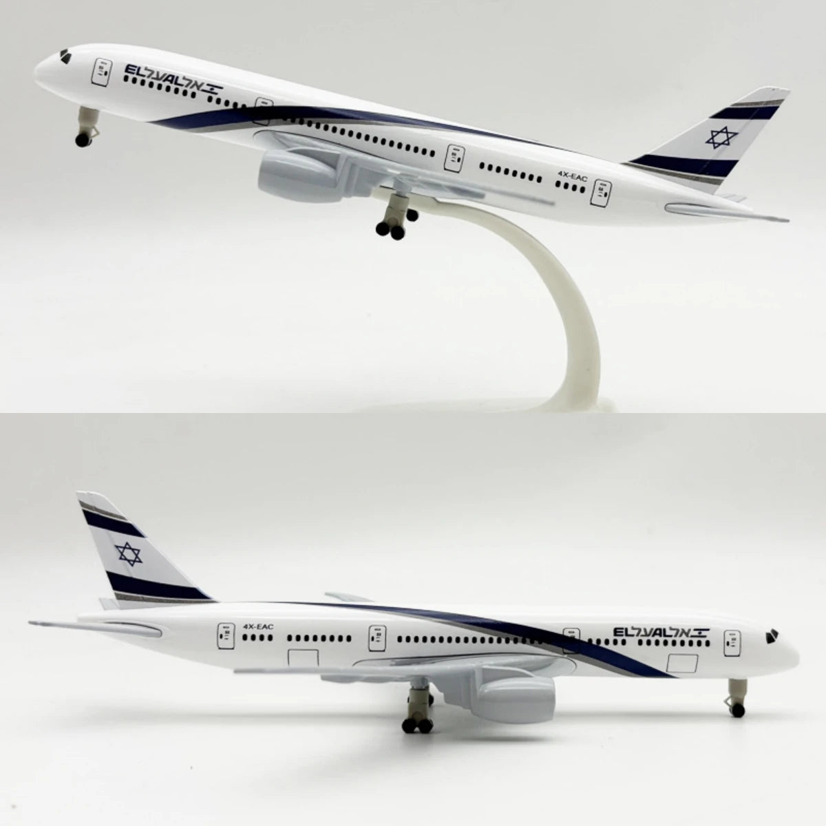 Israel Boeing 787 Airbus Model Toy 20cm Die-Cast Alloy Aircraft Collectible Toy Crafted for Collectors and Aviation Enthusiasts