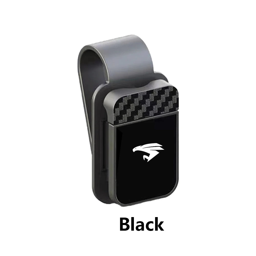 Car Sun Visor Glasses Sunglasses Clip Card Ticket Holder Fastener Pen Case Eyeglasses Clips For Toyota Harrier Car Accessories