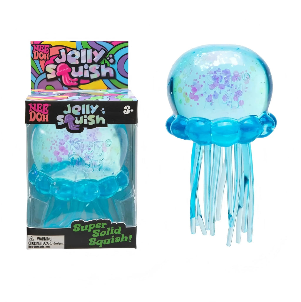 Trending Nee Doh Jellyfish & Cube Squish Toy - Soft Jelly Squeeze Stress Relief Fidget, Sensory NeeDoh for Kids & Adults 2026@！