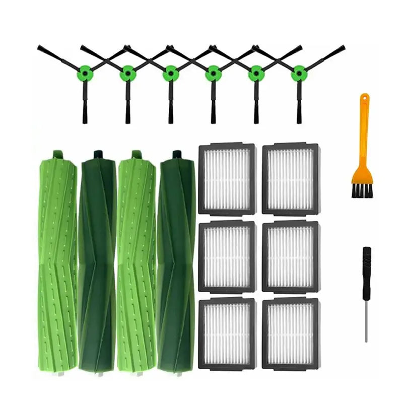 ABEZ For Irobot Roomba Combo I5 / I5+ / J5 / J5 + Robot Vacuum Cleaner Main Side Brush Hepa Filter Parts Accessories Kit
