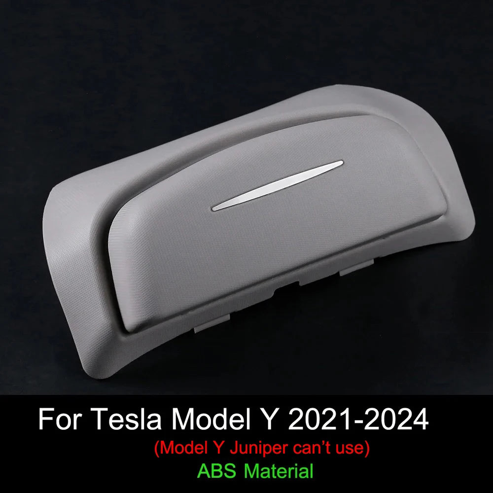 Car Glasses Holder Case Sunglasses Storage Box for Tesla Model 3 Model Y Auto Interior Accessories 2017-2025 Glasses Case