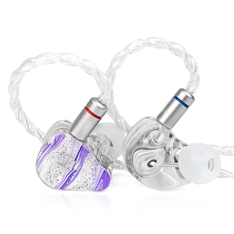 KBEAR KB08 Mirage IEMS in Ear Earphones 1 DD +1 BA +2 Micro-Planar Magnetic Drivers 10mm  Beryllium-Coated  Diaphragm