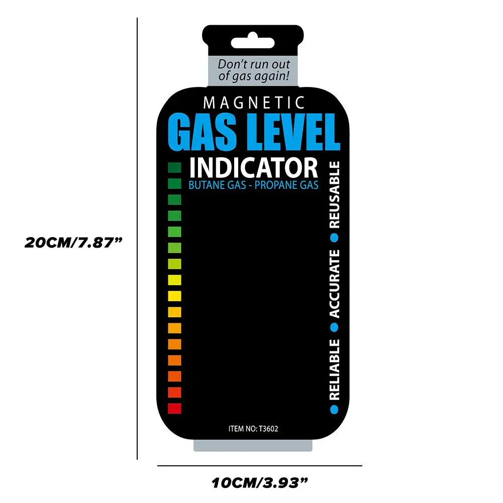 1-50pcs Practical Propane Butane LPG Fuel Gas Tank Level Indicator Magnetic Gauge Bottle Temperature Measuring Stick Test Card