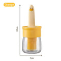 Household silicone oil brush with bottle - kitchen pancake food-grade barbecue baking all-in-one oil brush bottle