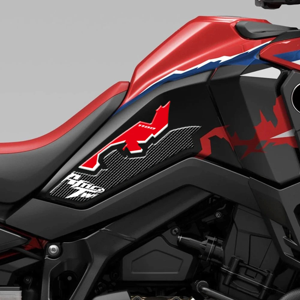 Motorcycle Paint Protection Accessories Knee 3D Gel Fuel Tank Sticker Decal for Honda Africa Twin CRF1100L CRF 1100 L 2020-2024