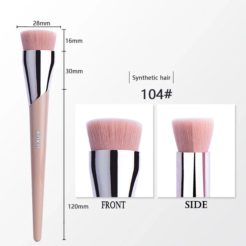1pcs Makeup Brush Face Contour Powder Foundation Bronzer Cream Blush Eyeshadow Smudge Eyeliner Fashion Fenty Style Beauty Tool