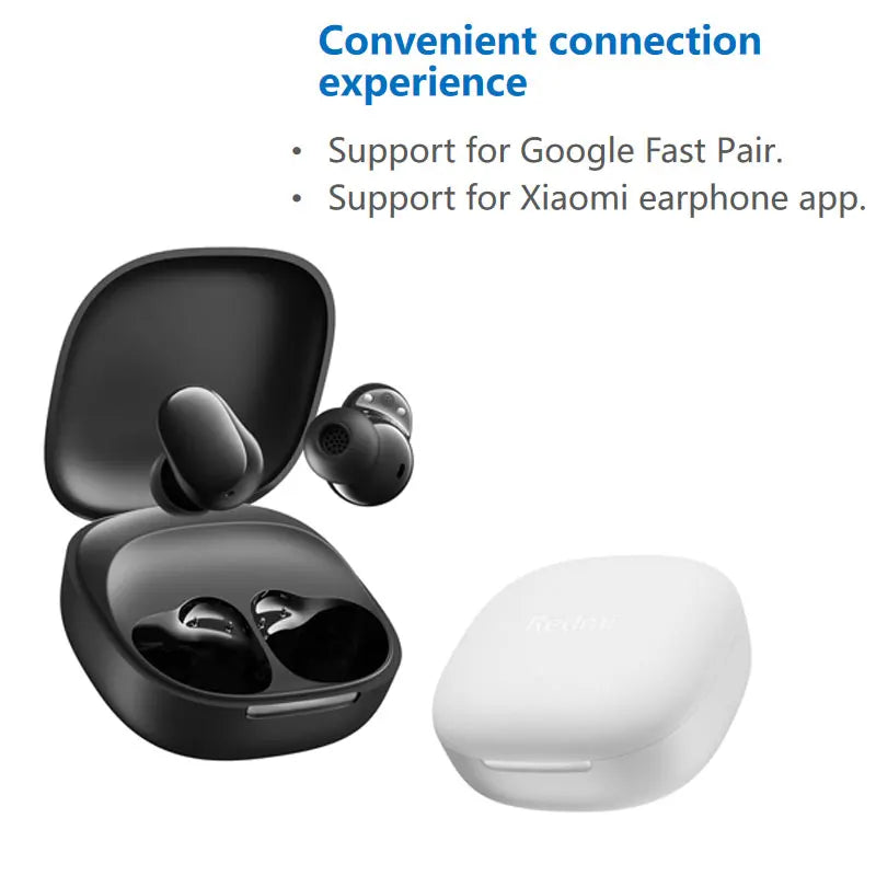 Global Version Redmi buds 6 Play Earphone 10mm Dynamic Driver AI noise cancellation for calls Bluetooth 5.4 TWS Headphone