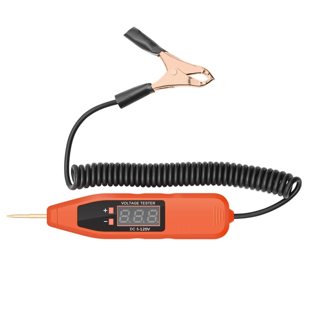 5V 120V Voltage Tester Pen DC 5V-120V Digital Display Tester Auto Car Diagnostic Probe Test Pen Repair Tools