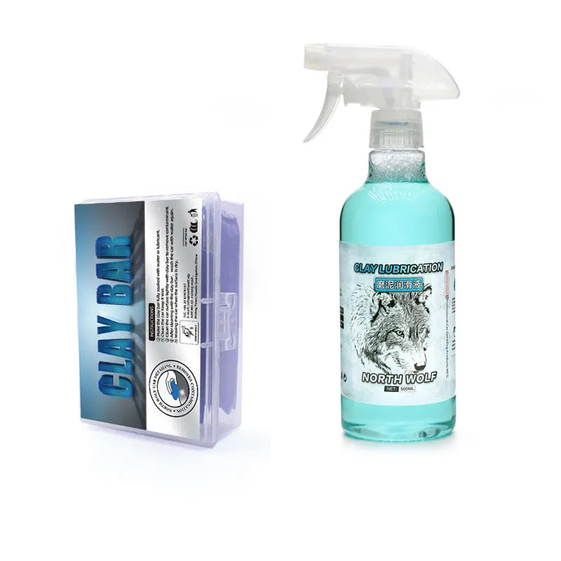 DETAILING 100g Car Magic Clay Bar Car Cleaning Clay Bar Auto Detailing Cleaner Fine Medium Heavy Grade 500ml Car Lubricant