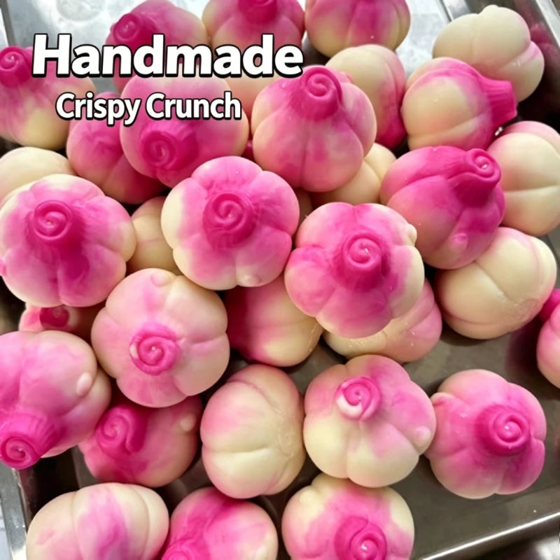 Handmade Crunchy Squishy Onion Stress Ball Squeeze Toy Squishy Fidget Ball ASMR Sensory Stress Relief Toy Relieve stress