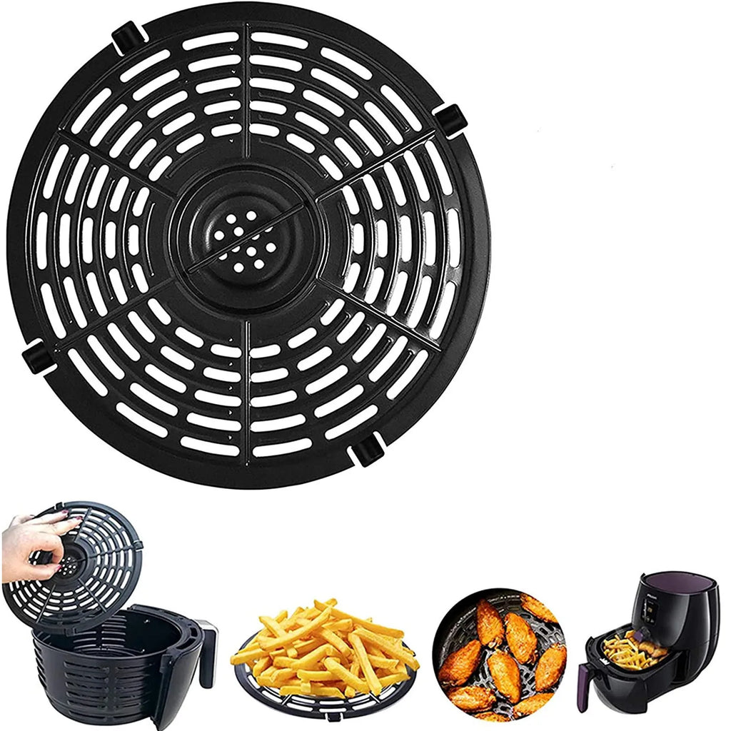 Airfryer Basket Replacement Grill Pan Oven Baking Mat Air Fryer Grid Accessories Parts Plate Tray Food Cooking Kitchen Divider