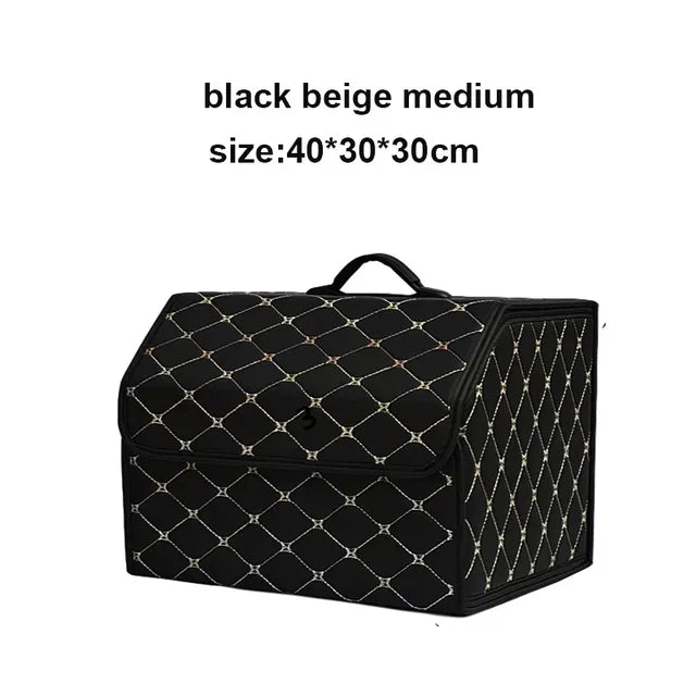 NEW Multipurpose Collapsible Car Trunk Storage Organizer With Lid Portable Car Storage Bag Car Trunk Organizer