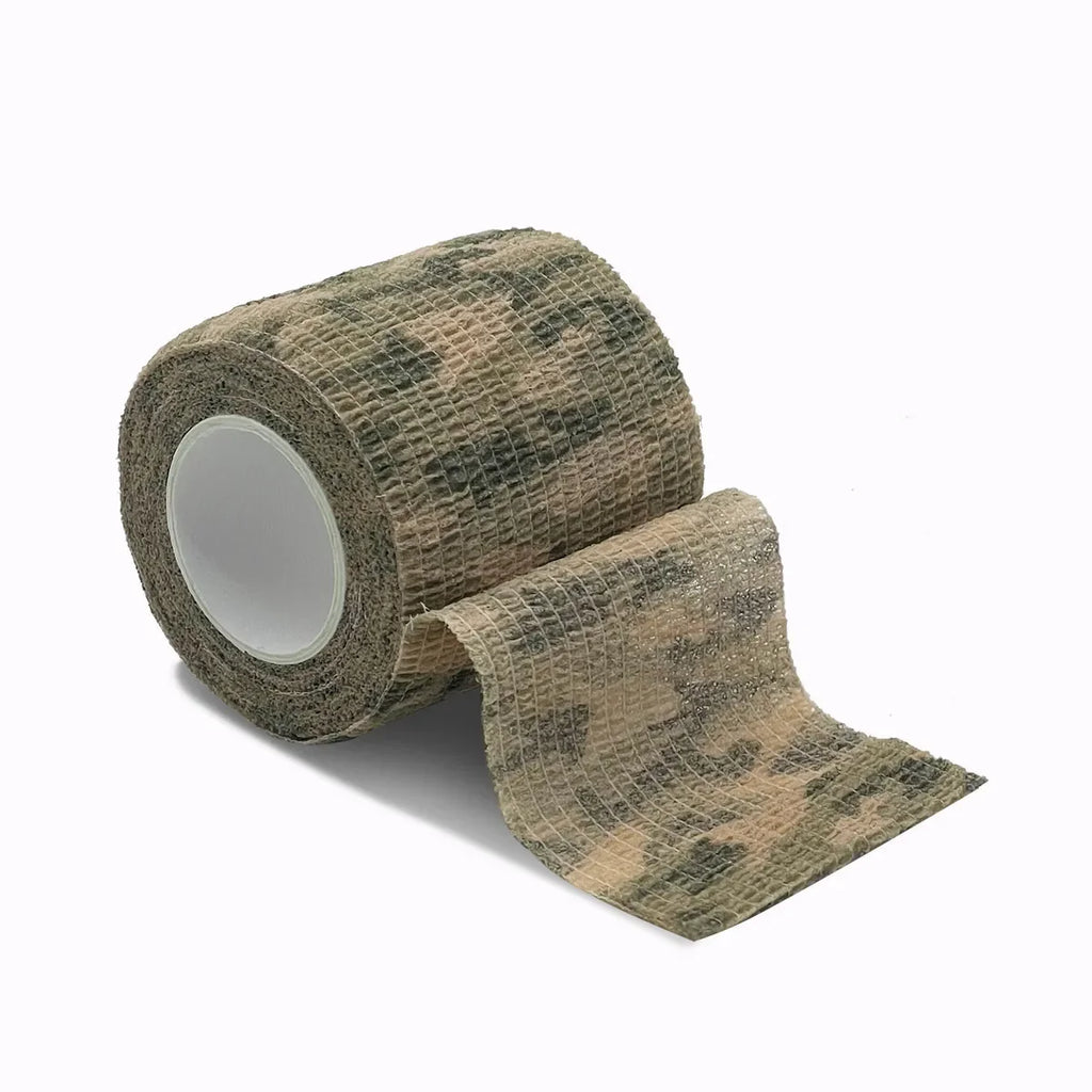 1/6roll 2.5/5/7.5/10cm*4.6m Non Woven Elastic Self Adhesive Bandage Cohesive Bandage for Sports Fixing Finger Wrist Leg