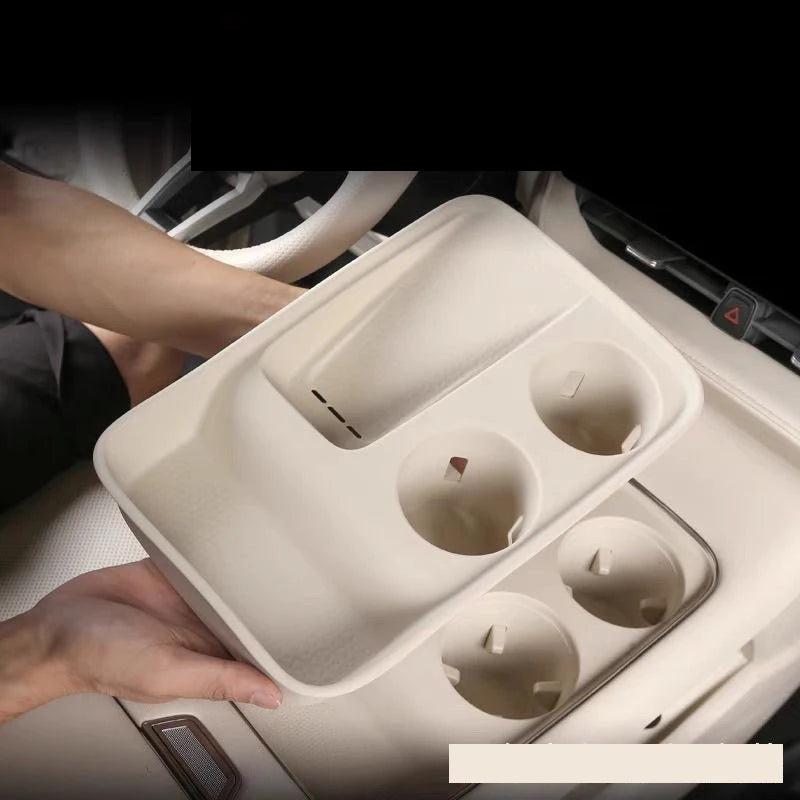 For Haval H6 4rd Gen 2024 2025 2026 Car Central Control Wireless Charging Silicone Pad Water Cup Holder Pad Interior Accessories