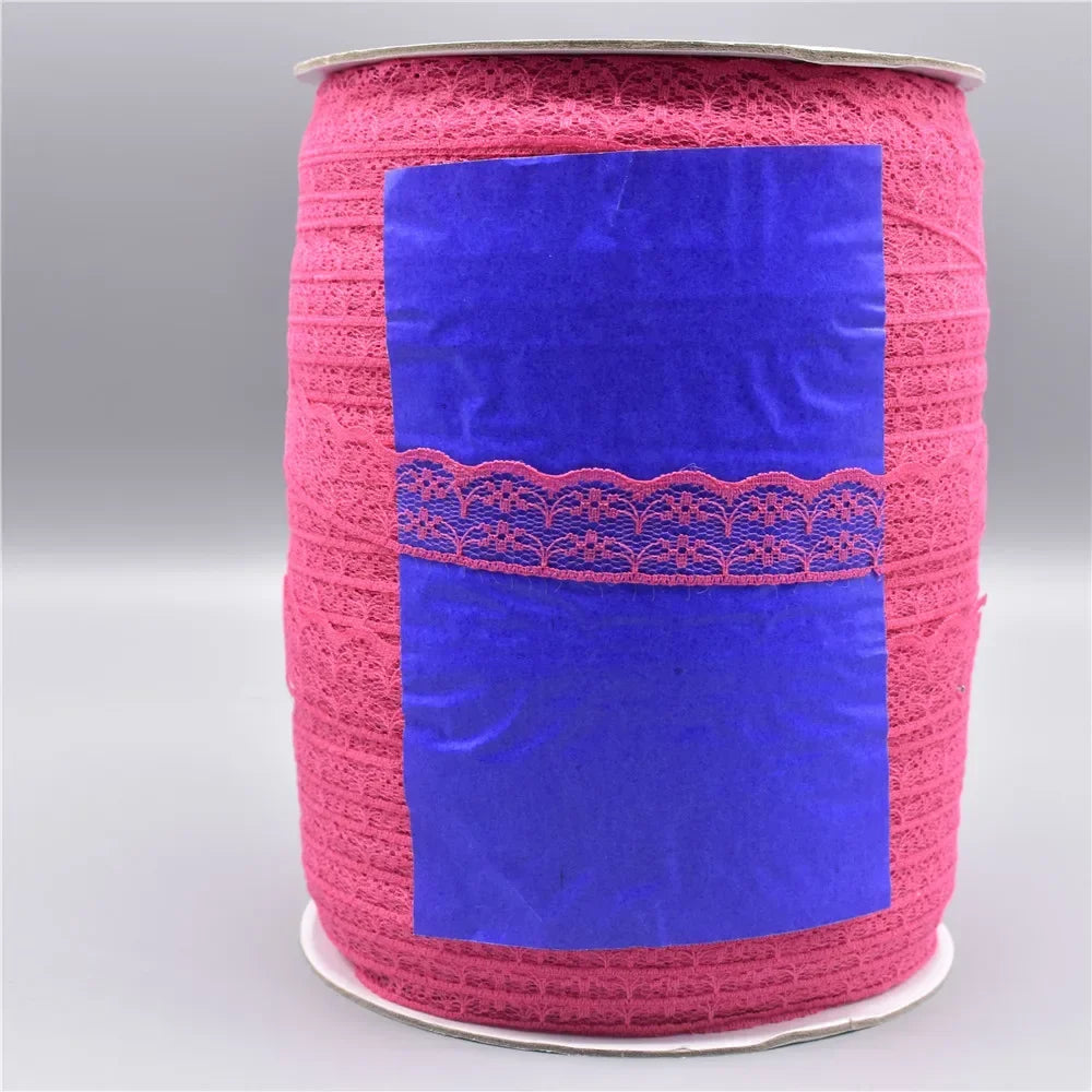 Wholesale 600yards/Roll White Lace Ribbon Width/22mm Lace Trim Fabric Embroidered Sewing Decoration African Lace Fabric Applique