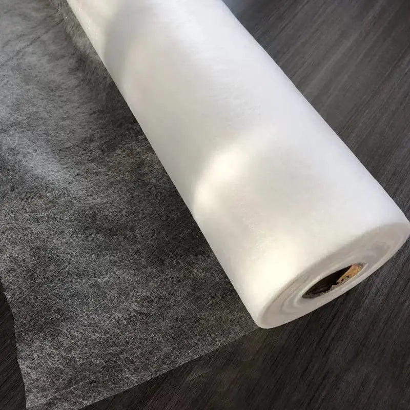 0.5M X 4M Double-sided Non-woven Interlining Adhesive Fabric Cloth Iron On Hem Tape Interlining Web DIY Sewing Crafts Tufting