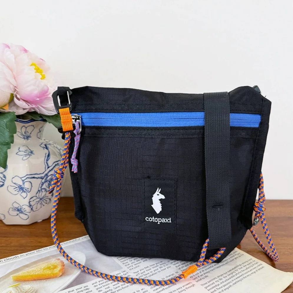 Outdoor Ultra-Light Dye Collision Crossbody Bag Camel Pattern Small Bag Summer Hiking Cycling Mini Hanging Bag