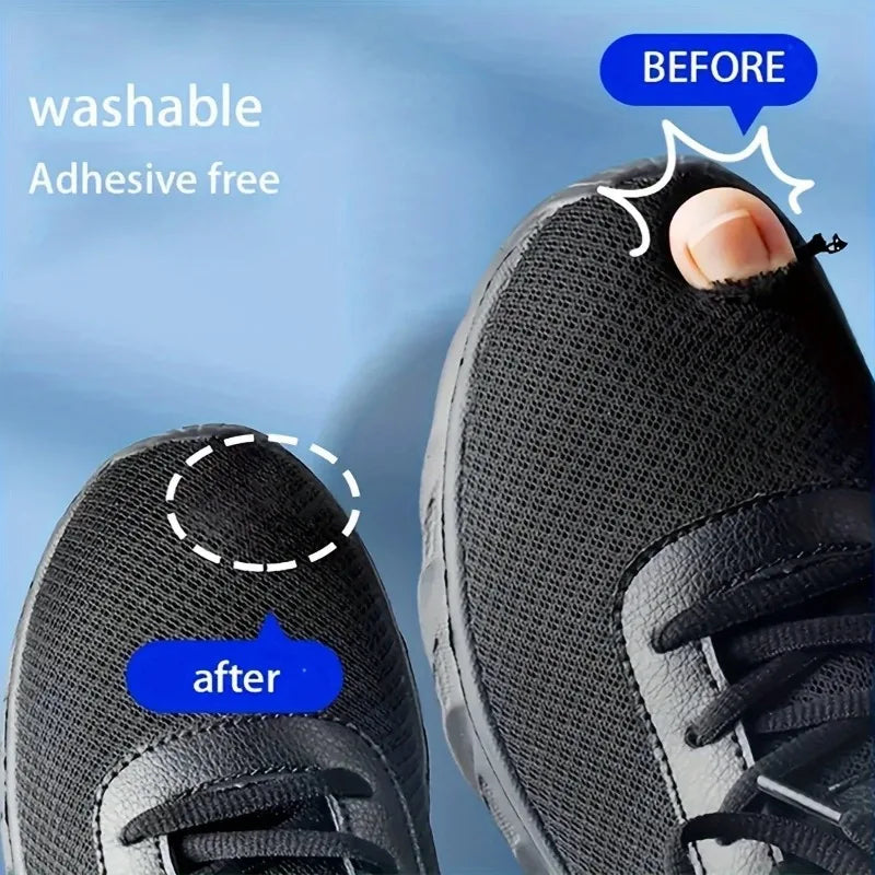 6 Pcs Self-Adhesive Shoe Patches Strong Waterproof Repair for Holes Fabric Mesh Invisible Shoe Fix Seamless Shoe Repair