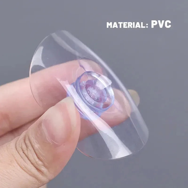 40/5Pcs Transparent Suction Cups Hook Strong Adhesive Sucker Holders Hanger Car Suction Pads Kitchen Bathroom Window Glass Decor
