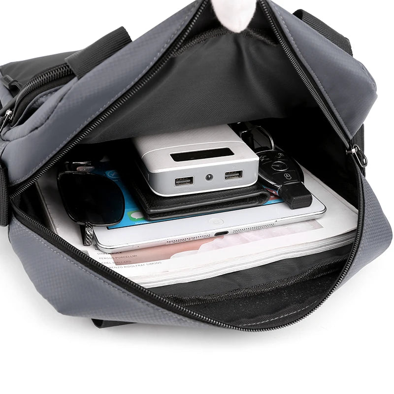 New Men's Shoulder Bag High Quality Crossbody Bag Man Messenger Bags Nylon Male Business Handbags Cross body  bag trendy handbag