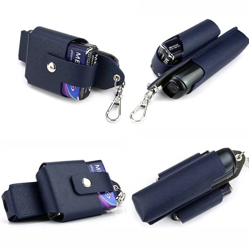 Suitable for Ploom Aura Multifunctional Storage Protective Case for PLOOM AURA Anti-drop Buckle Leather Case