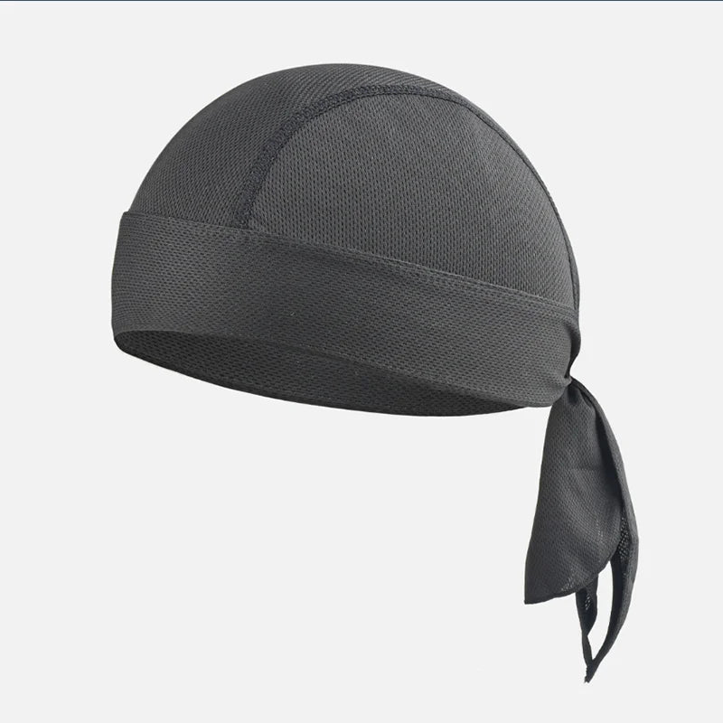 Sweat Wicking Cycling Headscarf Men Breathable Running Hiking Helmet Cover Elastic Bandana Comfortable Climbing Pirate Hat