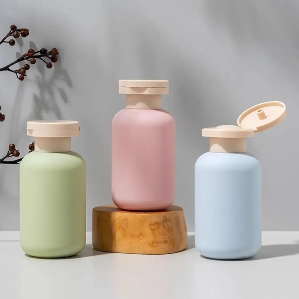 3PCS Abs Refillable Bottlesoft Silicone Lotion Container Squeeze Tube Empty Dispenser Portable Travel-Sized Refillable Bottles