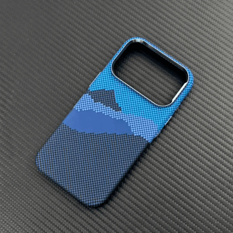 Luxury Ultra Thin Carbon Fiber Magnetic Case for iPhone 17 16 15 Pro Max Magnets Wireless Charging Alloy Lens Shockproof Cover