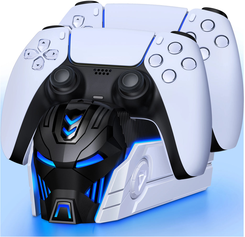 RGB Controller Charging Station For PS5 Dual Fast Charger RGB Indicator Charging Stand Docking Station For PS5 Gamepad