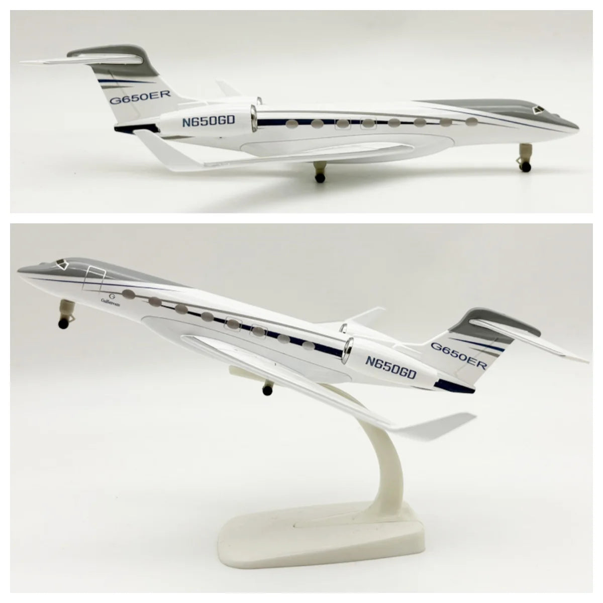 20CM Aircraft Business Jet Gulfstream G650 Aircraft Diecast 1/200 Scale Plane Collectible Miniatures Airplane Diecast Gift