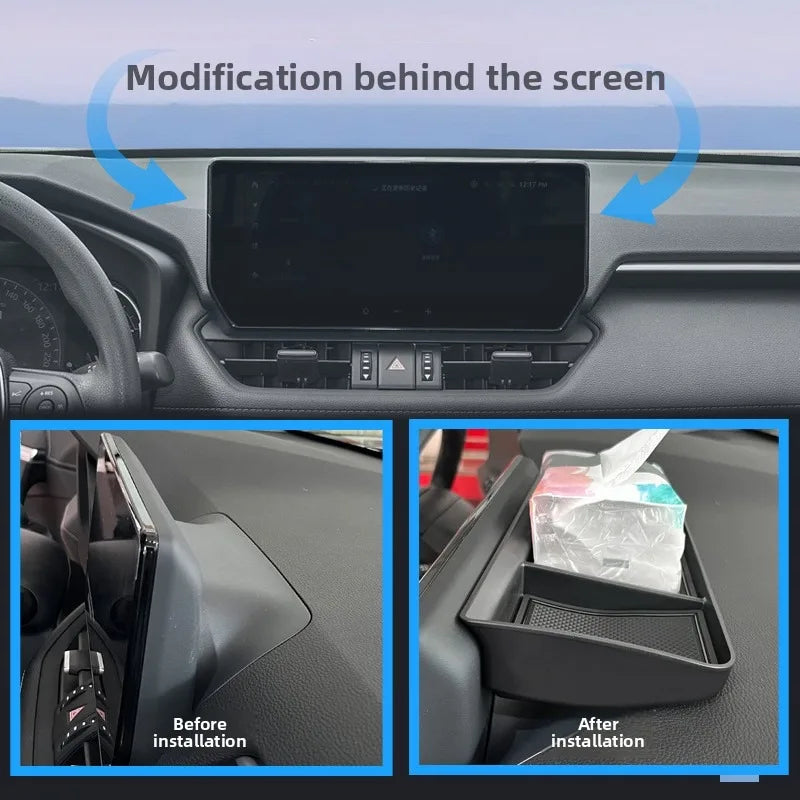 For Toyota RAV4 XA50 2019 2020 2021 2022 2023 2024 2025 RAV 4 Hybrid Car Armrest Storage Box Car Dashboard Sundries Tidying Tray