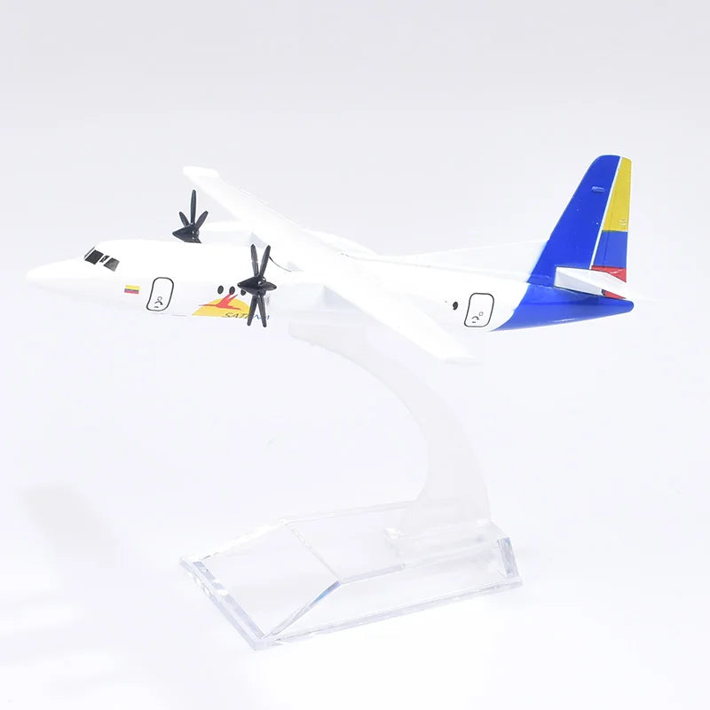 JASON TUTU ERJ145 Fokker F50 Aircraft Diecast Metal 1/400 Scale Planes Avianca FK50 Airplane Model Plane Model Dropshipping