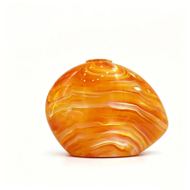 Shell Shape Acrylic Clutch Bag Goose Egg Box Bag Trendy Stone Marble Pattern Mini Handbag And Purse Women's Party Wedding Clutch