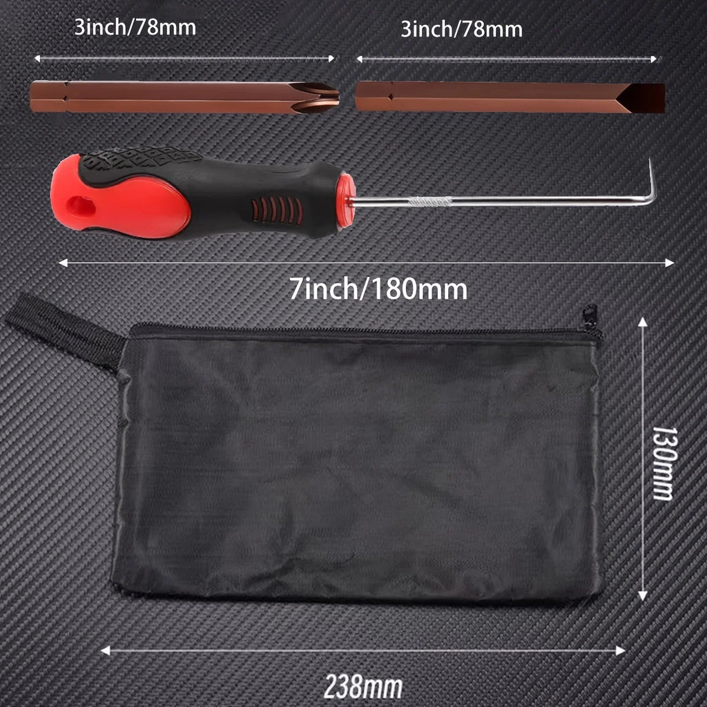 Household Tool Kit, Washing Machine Inner/Outer Cylinder Spring Expansion Tool Set, Snap Ring Pliers Spring Disassembly Tool