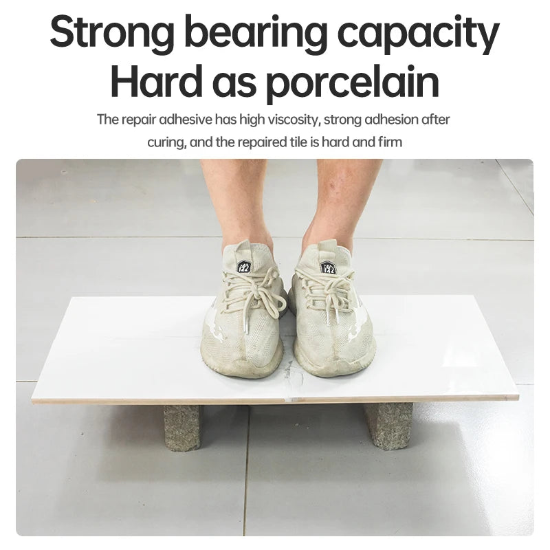 Patch tile cracks ceramic glaze repair agent fast-drying ceramic tile repair agent broken floor tile patch pothole paste
